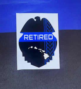 RETIRED  Island  Badge Sticker