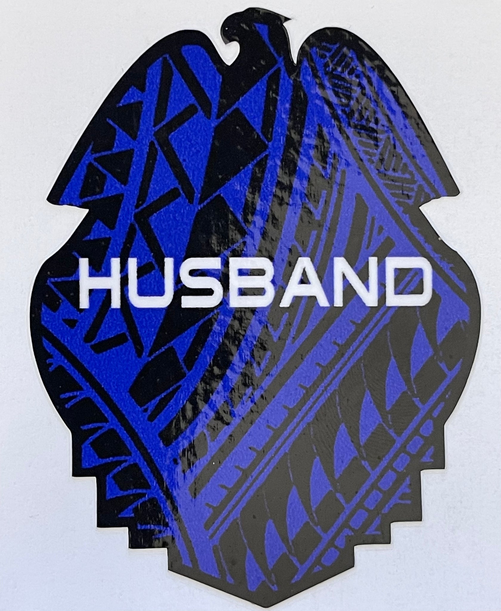 Husband Full Tribal Badge Sticker