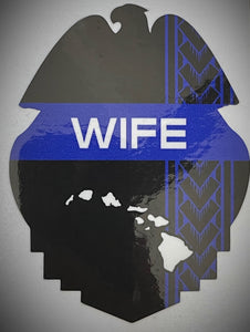 Wife Island Badge  Sticker