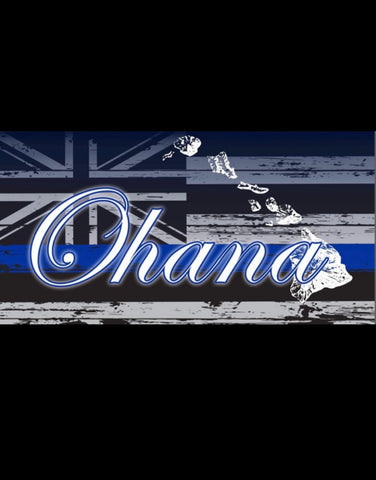 Ohana Island Flag Sticker