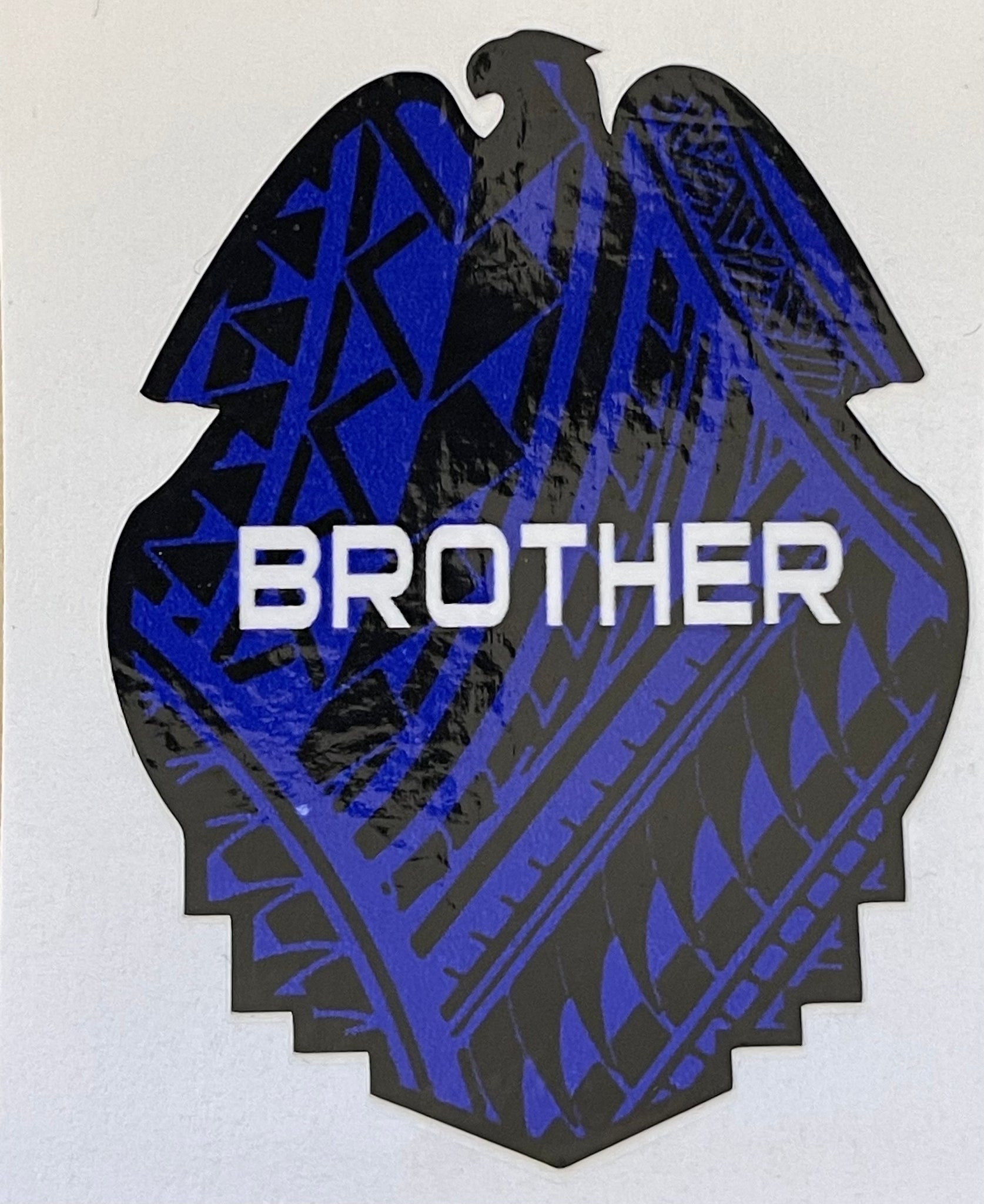 Brother Full Tribal Badge Sticker