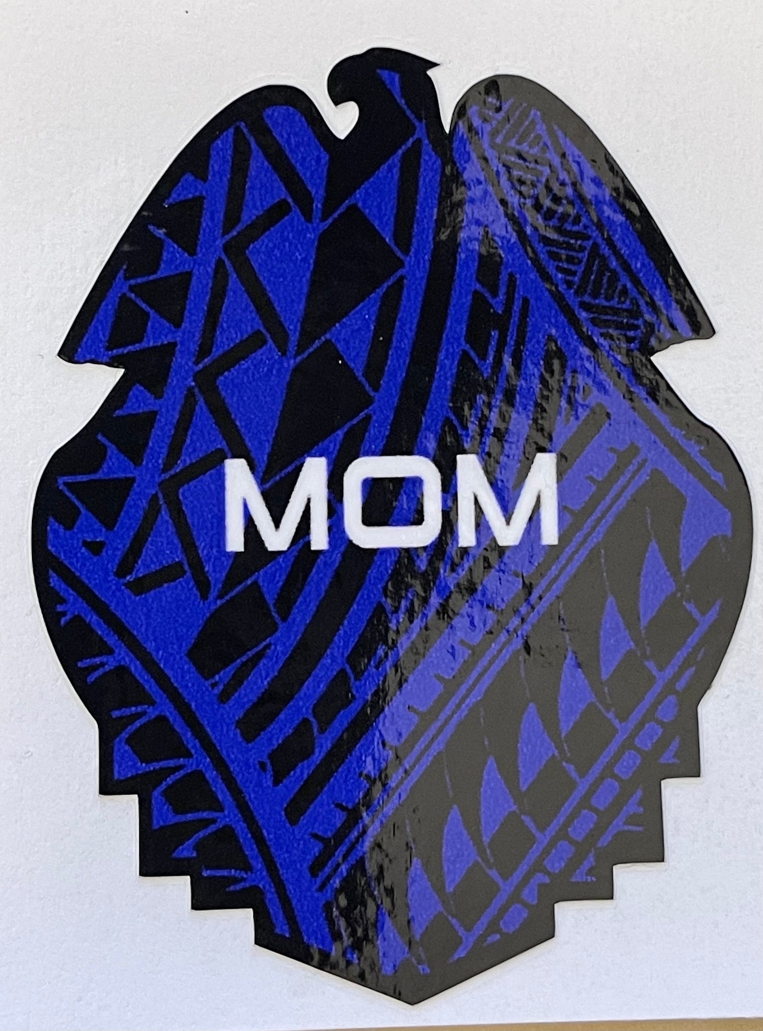Mom Full Tribal Badge Sticker Decal
