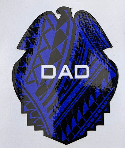Dad Full Tribal Badge Sticker