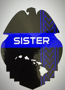 Sister Island Badge Sticker