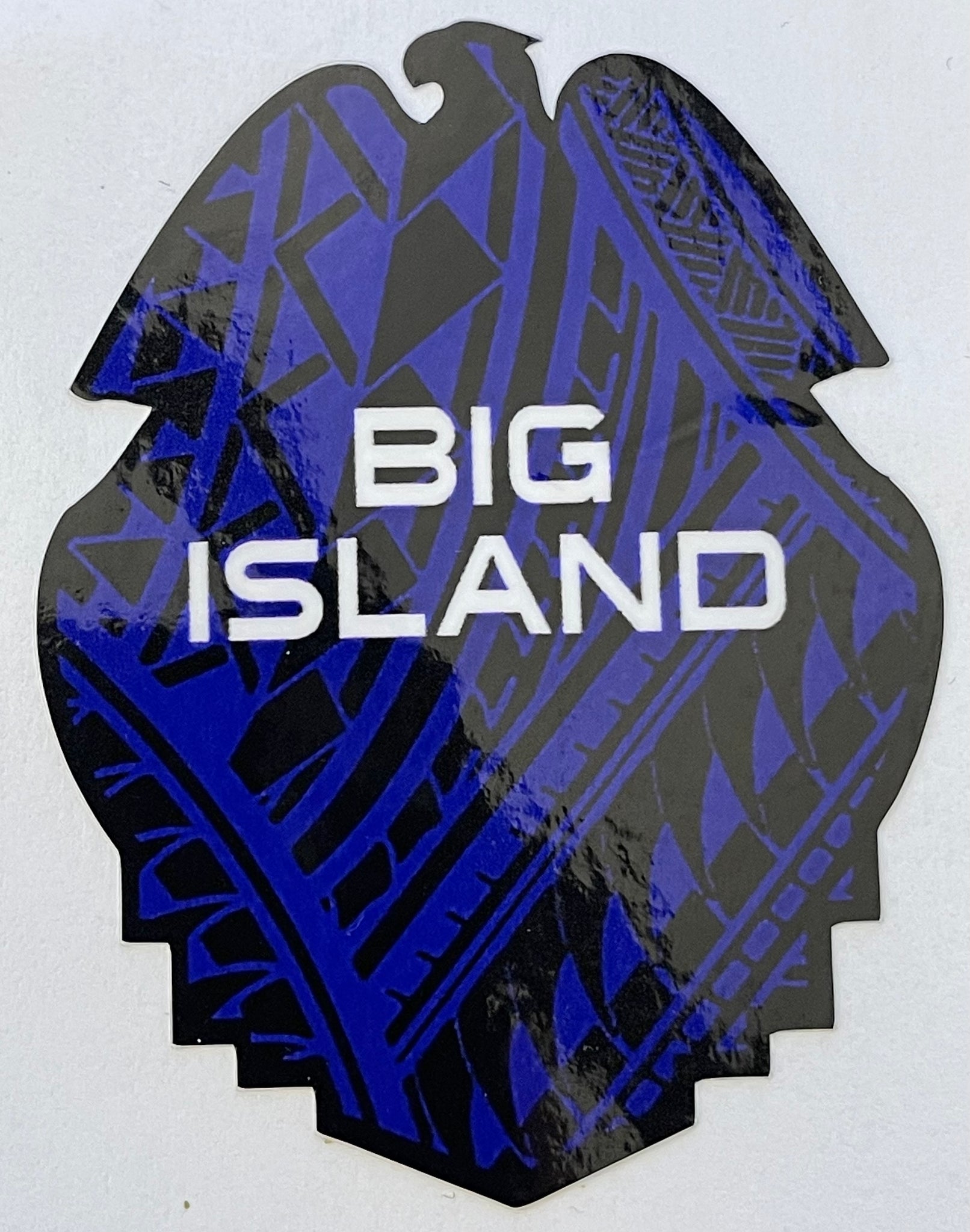 Big Island Full Tribal Badge Sticker Decal