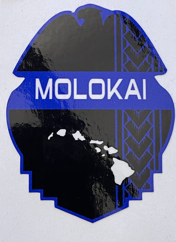 Molokai Island Badge Sticker